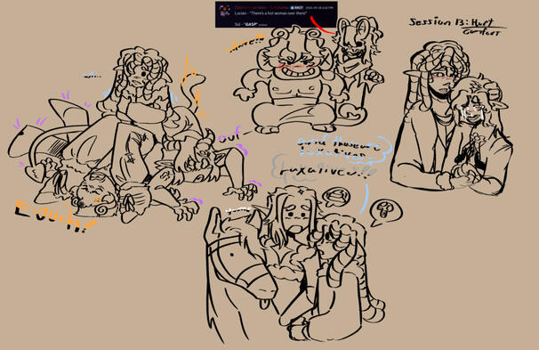 The Shrouded Veil Doodles